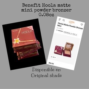 1 New benefit hoola matte mini powder bronzer 0.08oz